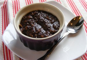 chocolate banana oatmeal