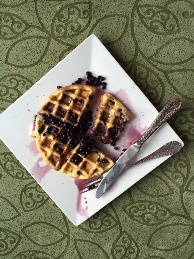 Tangerine Blueberry Waffle